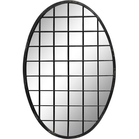 Metallspiegel 47.5x2.3x70 Black Metal Multicolored Color Family Mirrors Details (1/4)