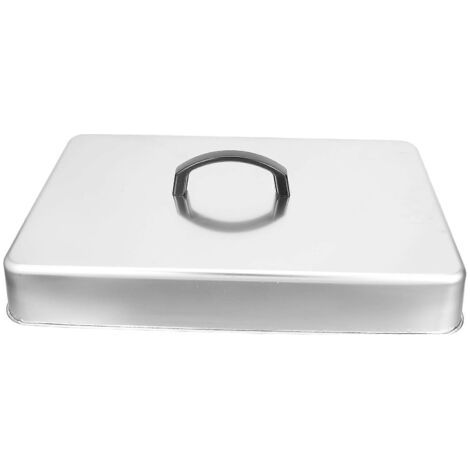 Couvercle rectangulaire en acier inoxydable pour grillades en extérieur, idéal pour la cuisson sur grils et dans les poêles épaisses. 1 ensemble CJY Pr - AquaForge (1/5)
