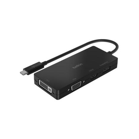 Adattatore video USB-C (HDMI, VGA, DVI, DISPLAYPORT), NERO (1/4)