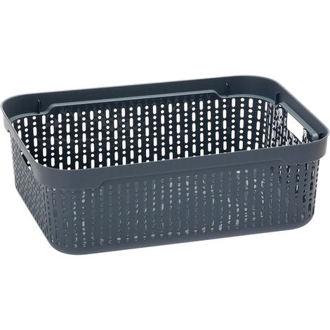 CESTA PLÁSTICO MORSETTA XS GRIS OSCURO -JAG