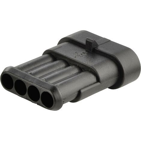 Boîtier pour contacts mâles série AMP-Superseal 1.5mm TE Connectivity 282106-1 Nbr total de pôles 4 (1/4)