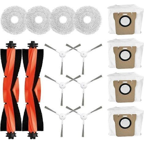 Accessoires pour aspirateurs Xiaomi Mijia Omni 2 C102CN, B101CN, B116, X10+ : brosse principale, lingette, sac à poussière (1/5)