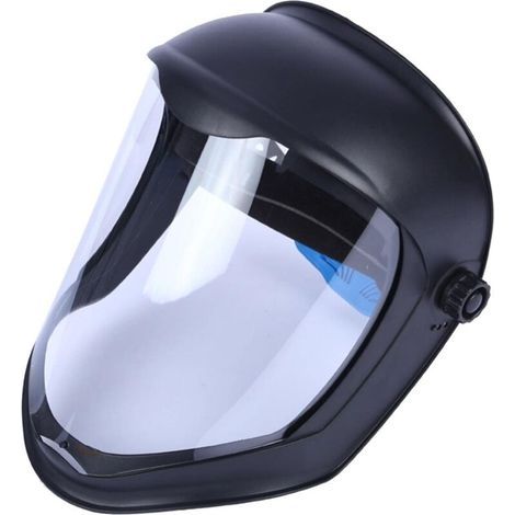 Casque de Faciale avec Visière Housse de Anti-buée Meulage de Sécurité, Protège Contre Chutes, Masque Double Bandeau (1/4)