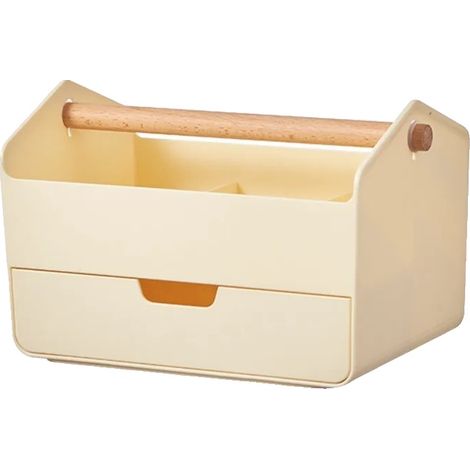 Aufbewahrungsbox, langlebige Materialien, platzsparendes Design, GELB (1/2)