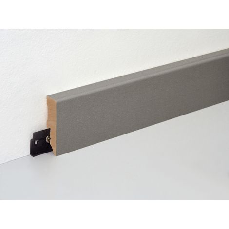 Neuhofer Fußleiste 240 cm x 58 x 15 mm anthrazit Sockelleisten & Fußleisten (1/3)