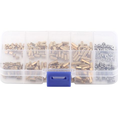 M2 Hex Column Male Female Standoff Screw Nuts Kit (Set C)