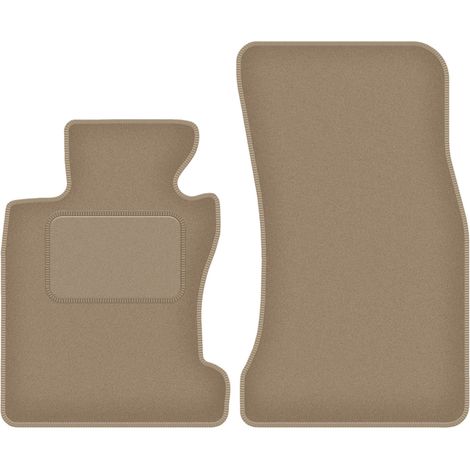 Alfombrillas delanteras para BMW 5 E60 xDrive (2003-2010) beige