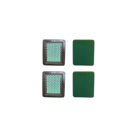 Lote de 2 filtros de aire de alto rendimiento compatibles con Tondeuses Honda HRB 425/475/476/535/536, HRD 536, HRG 415/465/536, HRX 426/476/537 – Reemplazo 17211-ZL8-023 y 06211-VH3-000