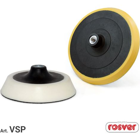Polyurethane support pad - Rosver - VSP D.125x15 M14 MED - Conf.1pz