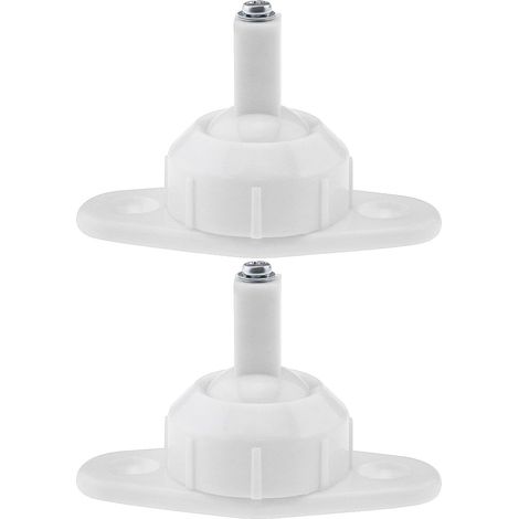 2pcs Supports Pivotants à 360° Support Universel de Détecteur Infrarouge pour Tous Types de Détecteurs Muraux Trou M4 en Plastique (1/5)