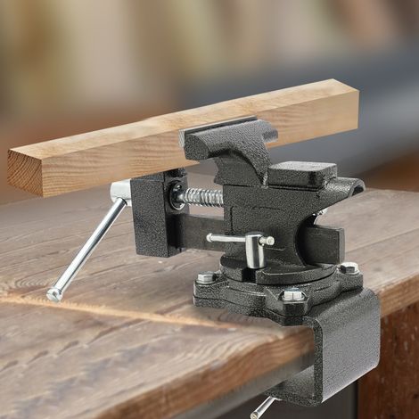 270° Schraubstock Tischschraubstock Werkbank Mehrzweck Tischschraubstock 100mm (1/4)