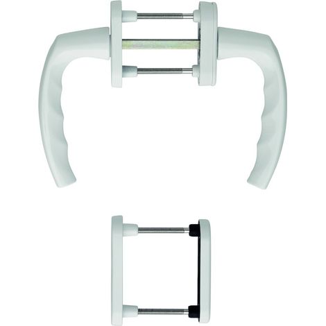 HOPPE® Fenstertürgriffgarnitur Atlanta 0530/66N/U26, Aluminium, 2308578 (1/2)