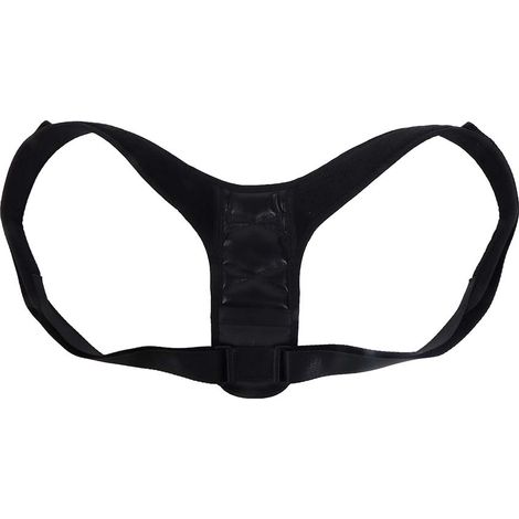 Correcteur de Posture Réglable pour Dos et Épaules - Soutien Lombaire Adulte et Enfant Noir (1/5)