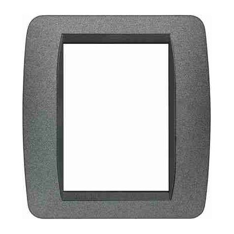 BTIL4826GF Placca Livinglight 3+3 moduli