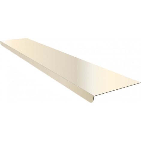 Rebord de fenêtre intérieur en alu 15/10ème - 1,40 m - 100mm - RAL1015 - ALUHOME