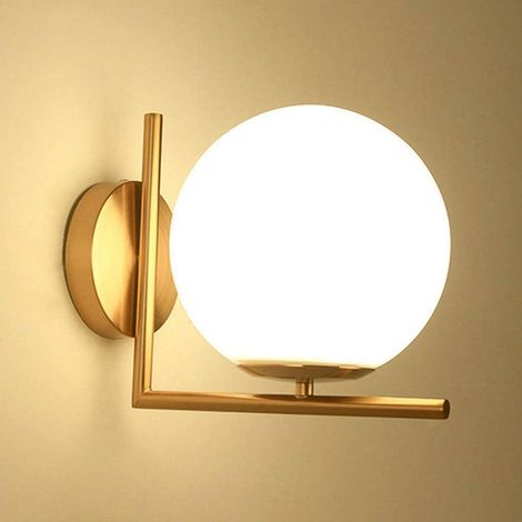 Aplique de pared LED de 1 pulgada, casquillo E27, diseño minimalista, acero resistente, ideal para salón, dormitorio o pasillo. (1/5)