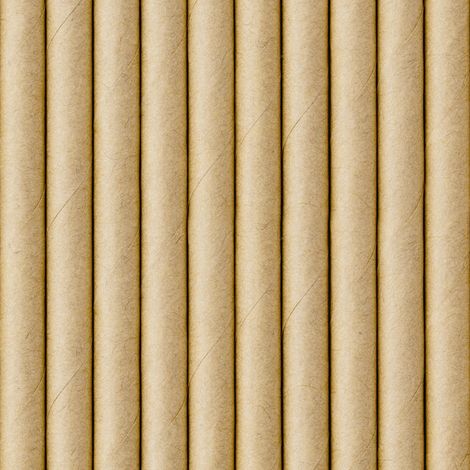 Pajitas de papel, kraft, 19,5cm (1 paquete / 250 uds.) (1/3)