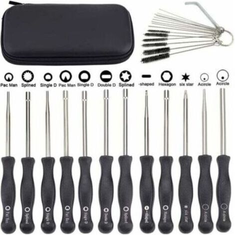 Kit de réglage de carburateur 12 pièces pour petits moteurs 2 temps Husqvarna, comprenant un tournevis et un adaptateur pour tronçonneuse – TRIMEC (1/4)