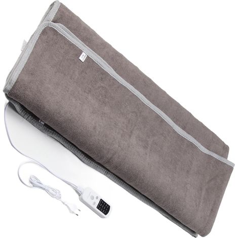 Schnellheizende elektrische Heizdecke, intelligentes Thermostat, grau, 220-V-EU-Stecker, 100 W, 180 x 120 cm, für Bett, Zuhause und Studentenwohnheim (1/5)