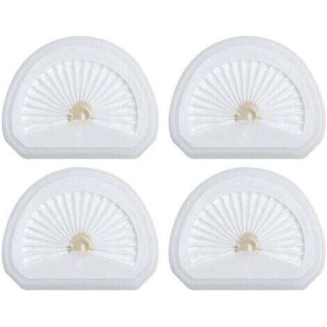 Lot de 4 Filtres Aspirateur Main Compatible Black+Decker HLVA315J HLVA320J00 VLPF10 N600601 - Lavable Réutilisable Haute Qualité (1/4)