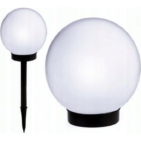 Solar Kugellampe, weiß, dekorativ, Gartenlampe, 1 Stk.