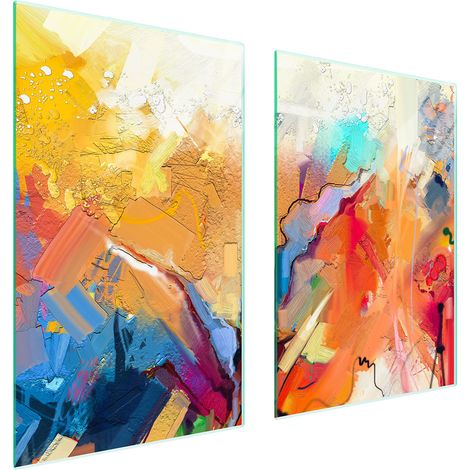 GLASSCHUTZPLATTE FÜR KÜCHE 65x52 FARBIG (1/5)
