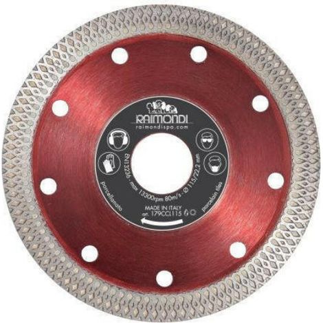 Disque diamant "CROSS" Ø115 à sec et à eau RAIMONDI (1/3)
