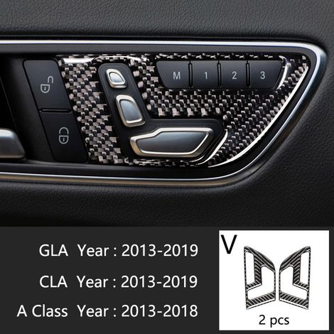 (Type V) Compatible avec Mercedes-Benz Classe A W176 GLA X156 CLA Accessoires de climatisation, panneau de console CD, garniture de style automobile (1/5)