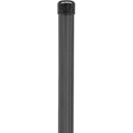 Alberts 617578 Palo di recinzione per Fix-Clip pro  per il fissaggio con zoccoli a terra drive-in  zinco-fosfato, plastificato antracite-metallico  lunghezza 1415 mm  morsetto-Ø 34 mm (1/4)