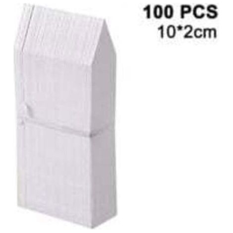 100 paquets d'étiquettes de plantes étiquettes de type piquet étiquettes de jardin en plastique étiquettes de pépinière pour fleurs, légumes, semis, graines (1/4)