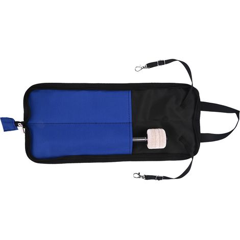 Sac de rangement suspendu pour baguettes de batterie IRIN, sac de transport portable pour baguettes de batterie avec poignée (bleu) (1/5)