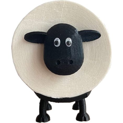 Support Pour Papier Toilette - Mouton En Résine - Pour Salle De Bains Et Intérieur - 1 Pièce (1/5)