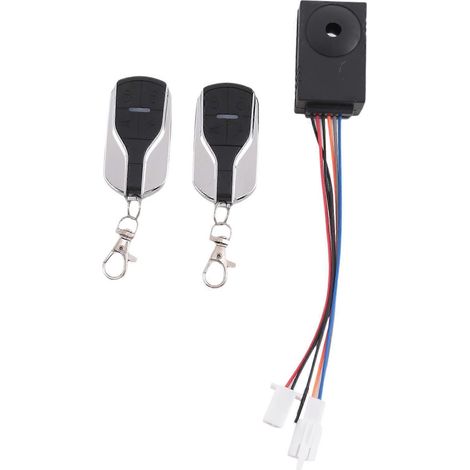 Sistema de alarma para bicicleta eléctrica de 36V 48V 60V 72V con dos interruptores para bicicleta eléctrica/patinete eléctrico/motor sin escobillas. (1/5)