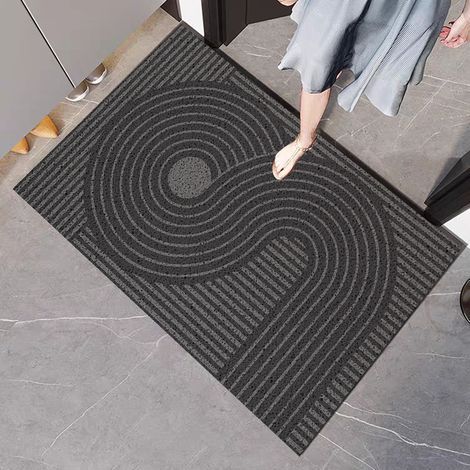 Tapis Entree Interieur et Exterieur 40x60 cm - Tapis Exterieur antidérapant -absorbe la saleté - Tapis Lavable en Machine (1/2)
