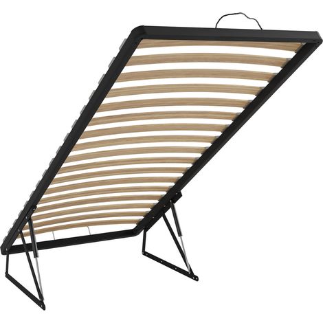 Telaio metallico rialzato 90x200 BOX 24 doghe (1/4)