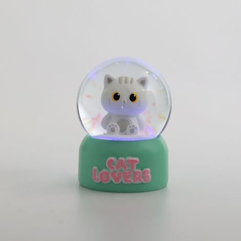 iTotal - Snow globe - WHITE CAT
