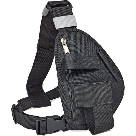 Chest harness for walkie-talkies – Durable and lightweight polyester – Adjustable strap – Compatible with Baofeng, Motorola, Kenwood, and ICOM (1/4)