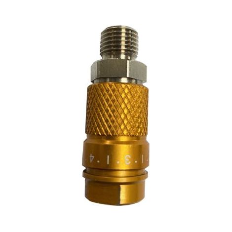 REGOLATORE PORTATA ARIA COMPRESSA GRADUATO ANI 1/4M -1/4F RP/2 (38863)