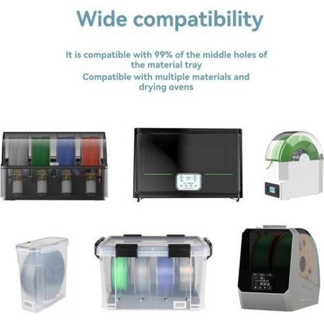 1 plateau à outils de poids consommables 10 sachets de fils déshydratants assortis,Plastique,Noir (1/5)