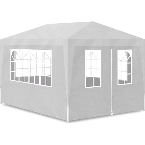 Partyzelt 3x4 m Weiß vidaXL (1/6)
