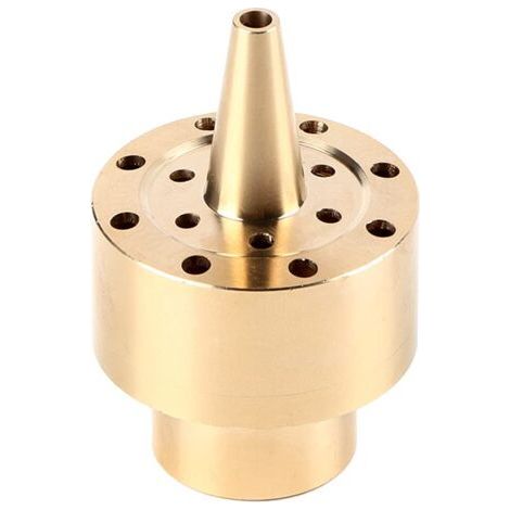 Tête de pulvérisation en Laiton doré pour Fontaine à Eau de Jardin, Bassin, Accessoire brumisateur 1/4\" (1/5)
