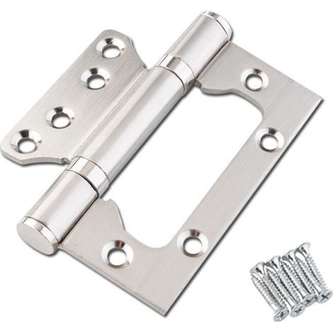 2 Stück Edelstahlscharniere, Kugellagerscharniere, geräuscharme Scharniere, Mutter-Kind-Türscharniere für dekorative Möbel, Schlafzimmer, Holztürbeschläge, Türscharniere (1/5)