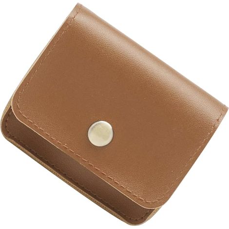 Pochette de Rangement Électronique pour Organiser Câbles Vintage en PU, Petit Paquet Carré Pratique et Élégant et Accessoires de Voyage (1/5)