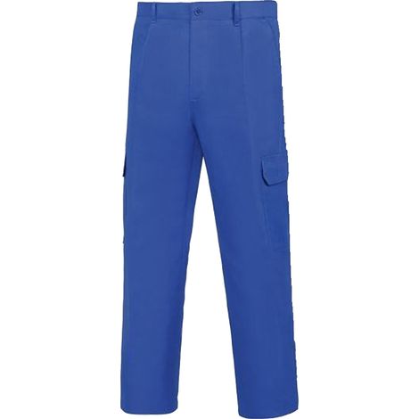 VESIN pantalon tergal azul talla -62 , Pantalón para trabajo e industria Talla 62 Cierre con cremallera Goma en la parte trasera de la cintura 2 bolsillos delantero