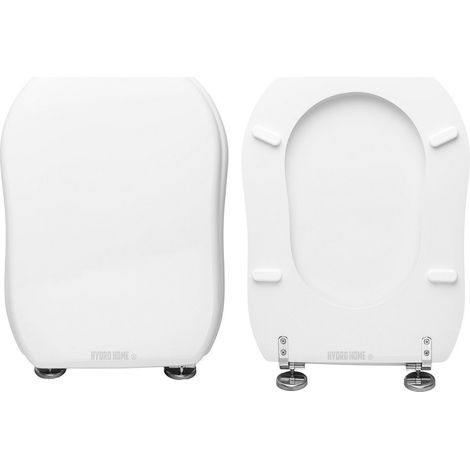 Copriwater Efi Flaminia legno rivestito in resina poliestere bianco Come Originale (1/4)