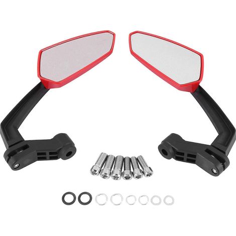 Rétroviseur de moto avec boulons filetés M8 dans le sens des aiguilles d'une montre et dans le sens inverse des aiguilles d'une montre VTT cyclomoteur scooter (1/5)