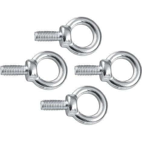 Boulons à œil en acier galvanisé, Lot de 4 M10 x 50mm (1/5)
