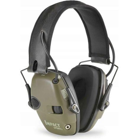 Protections auditives Howard Leight Impact Sport vertes