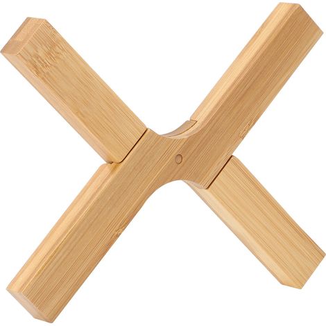 Faltbarer, rutschfester und hitzebeständiger Untersetzer, kompakt und ausziehbar für Arbeitsplatten und Küchentische. (1/5)