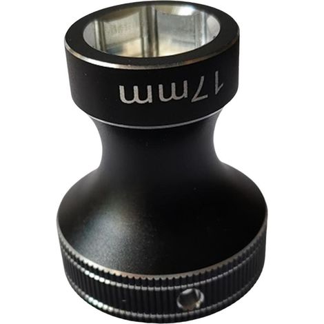Clé hexagonale de 17 mm en alliage d'aluminium pour roues de voitures, camions et crawlers RC tout-terrain 1/8 et 1/10 (noir et argent). (1/5)